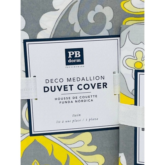Pbteen Pottery Barn Teen Deco Medallion Duvet Set - Picture 4 of 6